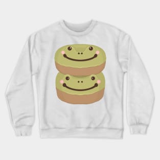 Froggy donut friends Crewneck Sweatshirt